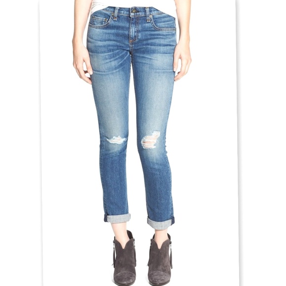 rag & bone Denim - Rag & Bone Dre Slim Boyfriend Jeans in East Lake